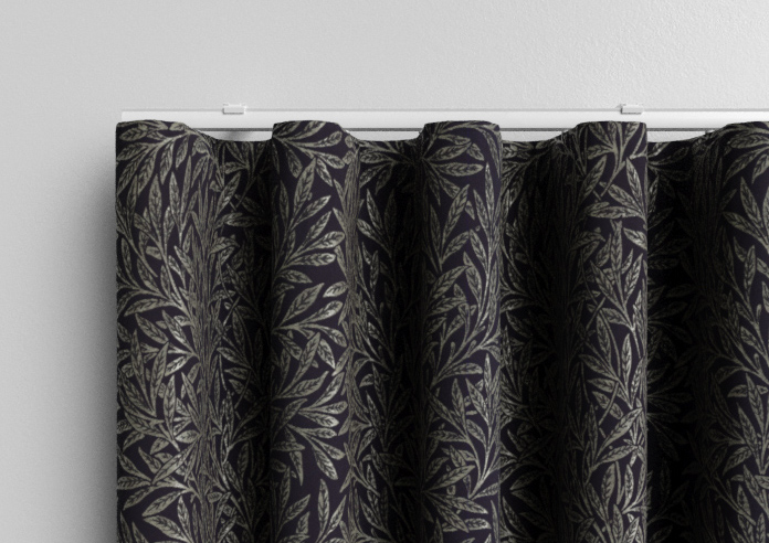 William Morris At Home Willow, Woven Indigo - Made to Measure Curtains - Image 13